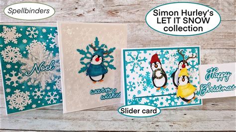 Simon Hurley S Let It Snow Collection Spellbinders Youtube