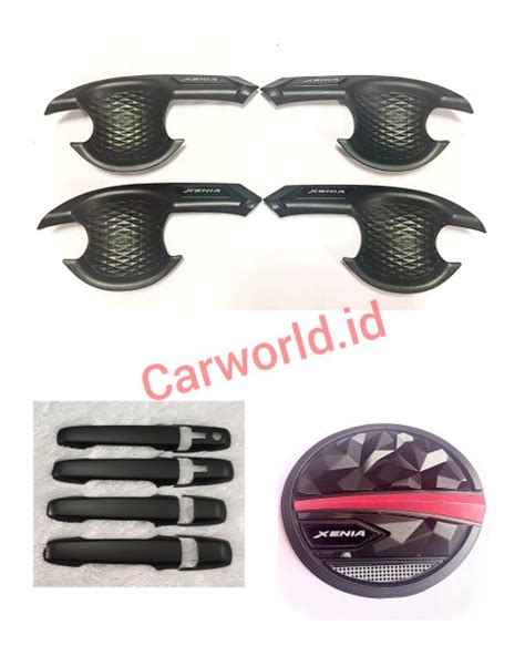 Jual Paket Handle Outer Tank Cover Xenia 2022 2023 Black Hitam Doff Di