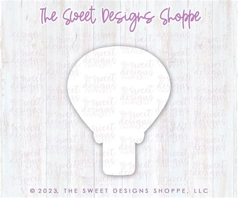 Simple Hot Air Balloon Cookie Cutter Etsy