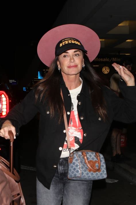 Kyle Richards Arrives at Burbank Airport 07-22-2024 • CelebMafia