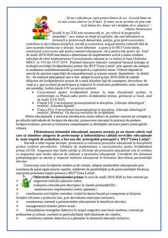 Raport Evaluare Nationala Clasa A Iv A