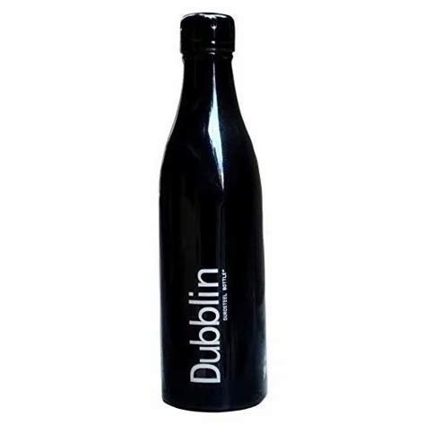 Black Dubblin Vintage Duro Stainless Steel Hot And Cold Bottle