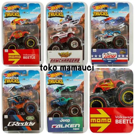 Promo Hot Wheels Hotwheels Monster Trucks Truck Mobil Original Asli Mattel Bone Shaker Sil