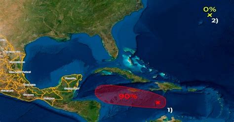 Potencial Ciclón Tropical número 15 se forma en el mar Caribe