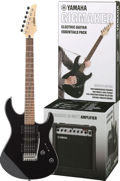 Электрогитара Yamaha GIGMAKER ERG121 GPII Black (22943) – фото, отзывы ...