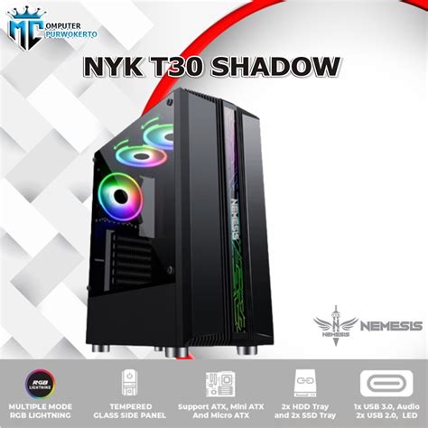 Jual Casing Gaming NYK Nemesis T30 Shadow Shopee Indonesia