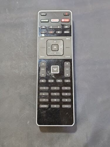 Vizio Smart Tv Remote Control Xrt Dual Sided Qwerty Keyboard