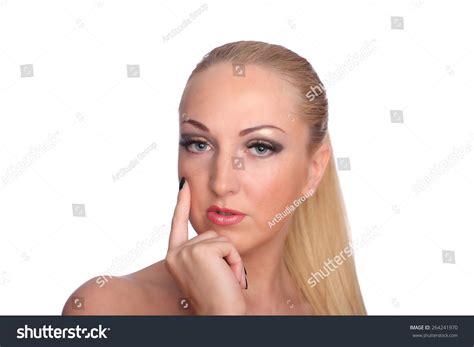 Beautiful Naked Woman Poses Covering Itself Stock Photo Edit Now