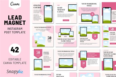Lead Magnet Template | Canva Lead Magnet | Snapybiz