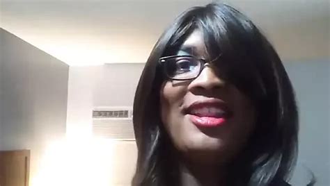 Jess Silk Riding Dildo In Long Sleeve Pink Satin Dress And Black Jacket With Red Wig Shemale