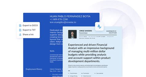 Online Resume builder for a customized professional resume · Career.io