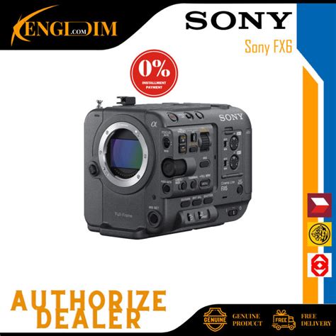 Sony FX6 Full Frame Cinema Camera Body Only INSTALLMENT AVAILABLE