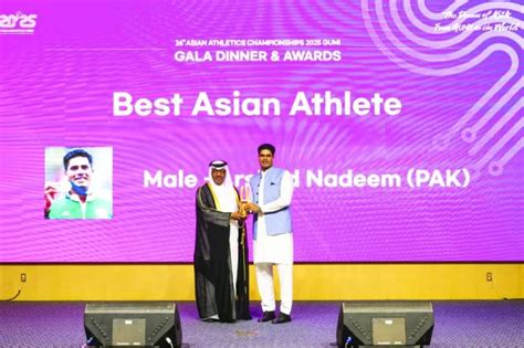 paquistanes arshad nadeem eleito melhor atleta da asia revista