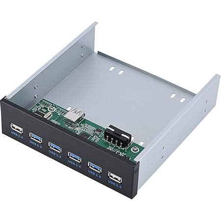 Ashata Panel Frontal Usb Interfaz De Pines A Usb