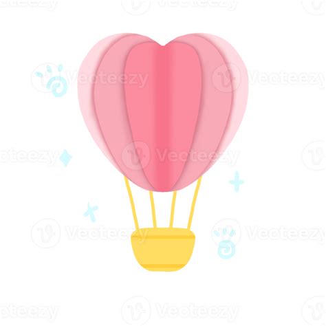 Hot Air Balloon Pink Color 27853742 PNG