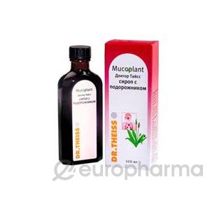 Купить Мукоплант сироп от кашля с плющом 100 мл — Europharma