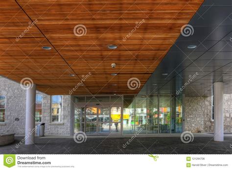 Exterior Of Guelph City Hall In Ontario Canada Editorial Photo Image