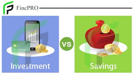 differences  savings  investment fincpro