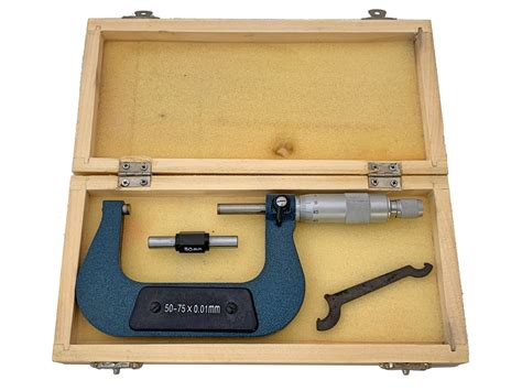 Купить НАРУЖНЫЙ МИКРОМЕТР 50-75 / 0,01 мм ДЕРЕВЯННАЯ КОРОБКА: отзывы ...