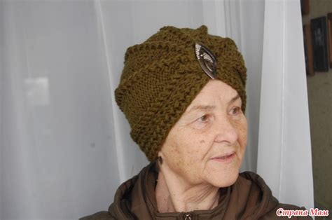. Шапочка чалма спицами и кепка крючком - Вязание - Страна Мам