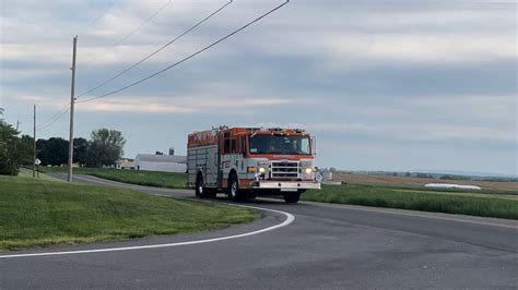 Maugansville Fire Co Engine Responding To A Lift Assist Youtube