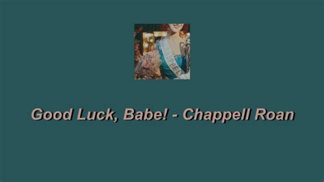 Good Luck Babe Chappell Roan แปล THAISUB YouTube