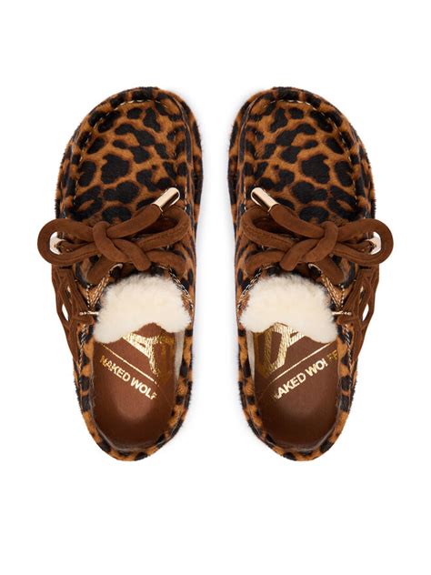 Papuci de casă Naked Wolfe Blizzard Maro epantofi ro