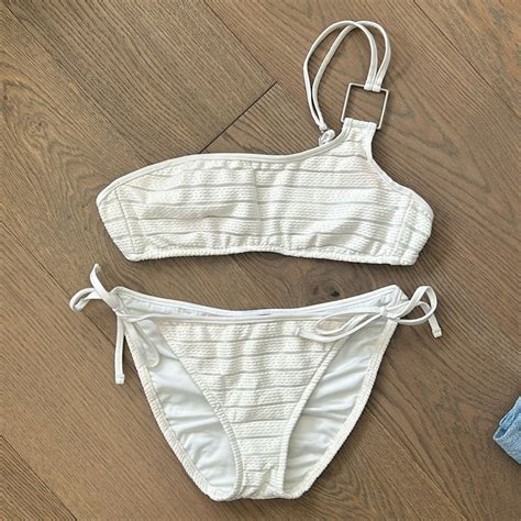 Bebe Asymmetrical Bikini Gem