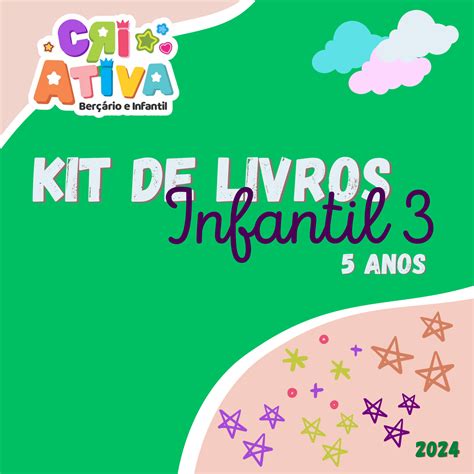 KIT DE LIVROS INFANTIL 3 CRIATIVA Brasil Livros