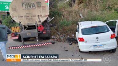 MG1 Batida entre moto e carro deixa trânsito complicado em Avenida