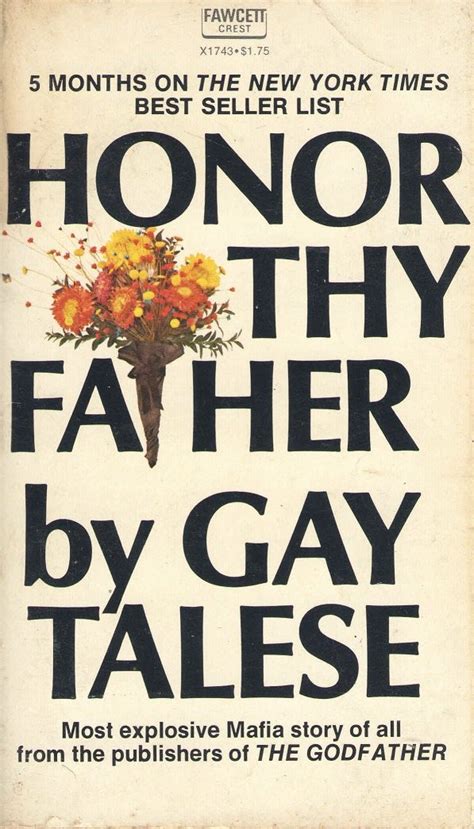 Honor Thy Father Talese Gay Amazon Books