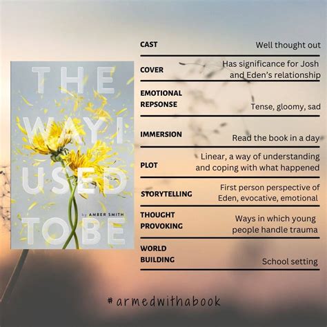 The Way I Used To Be Book Review Armed With A Book