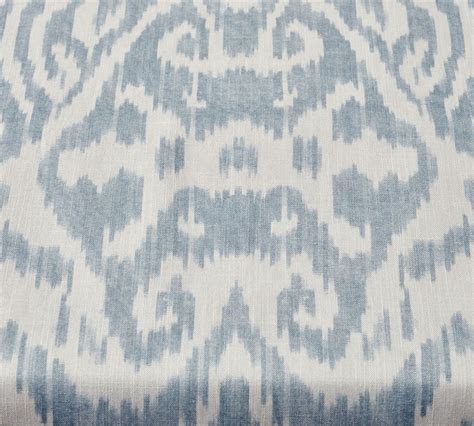 Ava Ikat Organic Cotton Table Runner Pottery Barn