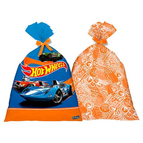 Sacola Surpresa Hot Wheels Docerrano Confeitaria E Festa