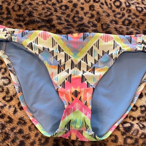 Swim Multicolor Bikini Bottom Only Becca Brand Poshmark