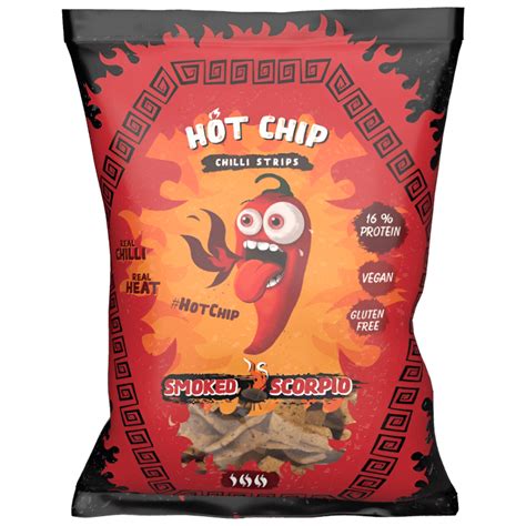 Hot Chip Strips Smoked Scorpio 80g Elmercado