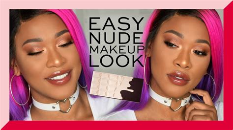 I HEART REVOLUTION EASY NUDE MAKEUP NEW CHOCOLATE PALETTE YouTube