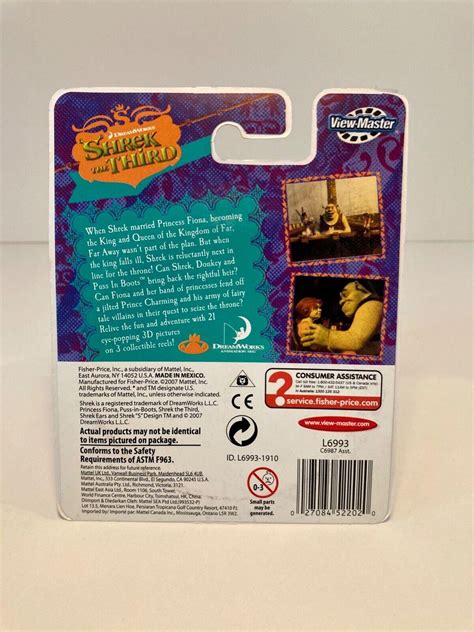 Shrek The Third Movie Viewmaster Packet New Unopened 4549642269