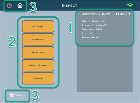 Assembly Features Inspect Mode Fabstation
