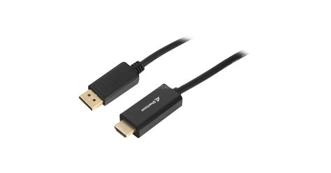 Sharkoon Adapterkabel Displayport 1.2 > HDMI 4K schwarz, 3 Meter