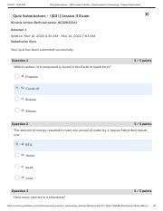 Quiz Submissions Lesson Exam Social Impact Of Technology