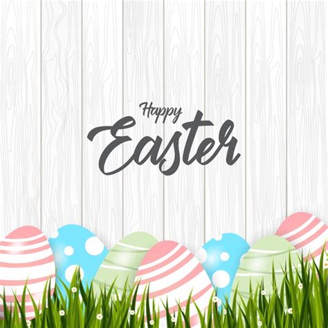 Premium Vector Happy Easter Background