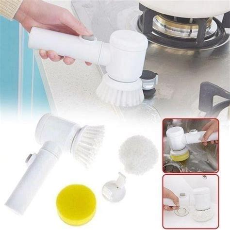 Электрическая беспроводная щетка Magic Brush Scrubber 5в1 с USB для ...