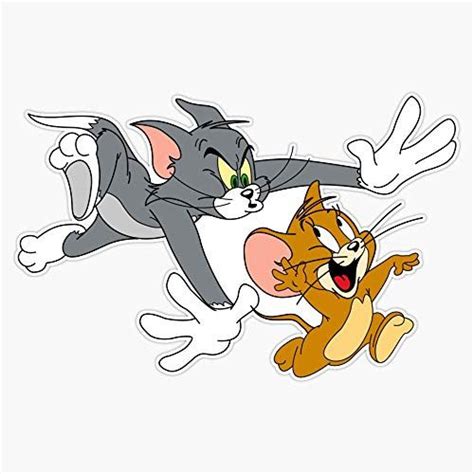 Tom And Jerry Vinyl Waterproof Sticker Decal Car Laptop Wall Window