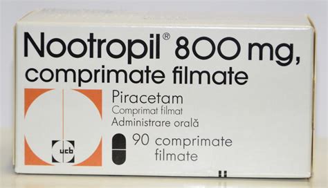 Nootropil 800mg Comprimate Filmate Ucb 4045 Ron Prospect Medicamen