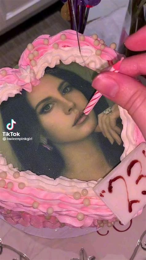 Lana Del Rey Birthday Cake