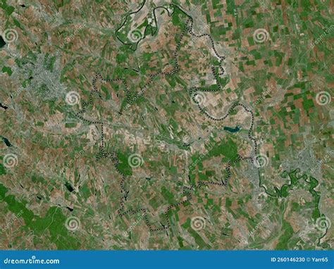 Anenii Noi Moldova High Res Satellite No Legend Stock Illustration