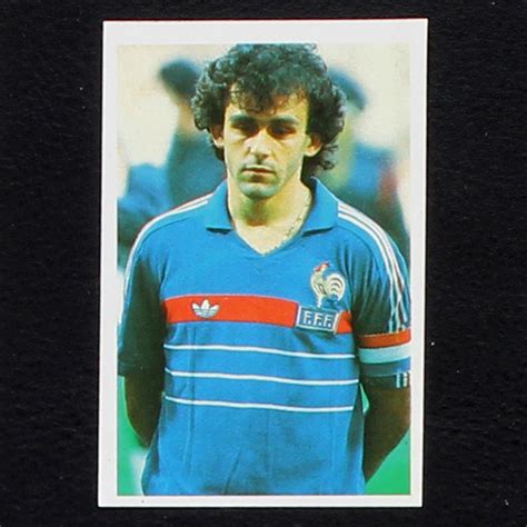 Michel Platini Flash Sticker No 205 Mexico 86 Sticker Worldwide