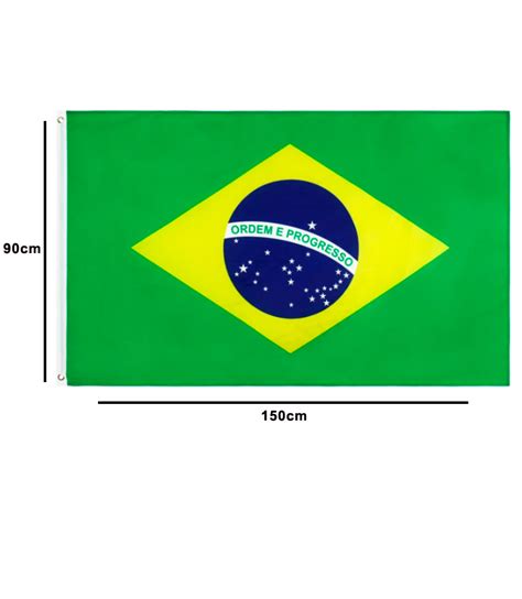 Bandeira Do Brasil Oficial 150 X 90 Cm Alta Qualidade