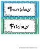 Days Of The Week Polka Dot Labels By Teaching Heart To Heart TpT